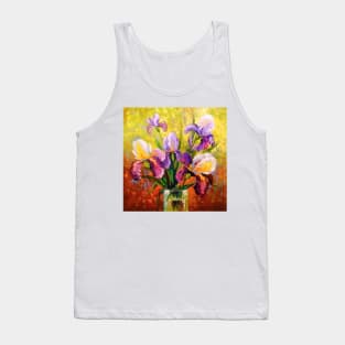 Bouquet of irises Tank Top